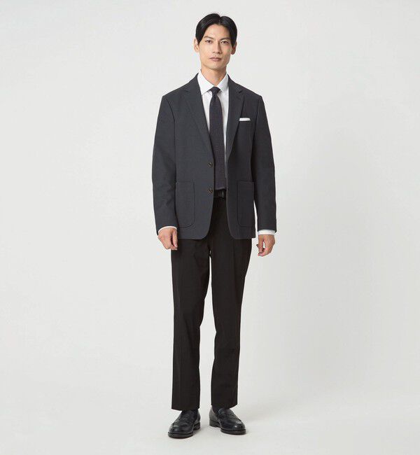 UNITED ARROWS green label relaxing「エブリット ナイロンレーヨンポリウレタン ジャージー カルゼ スタンダード スラックス」|スラックス|