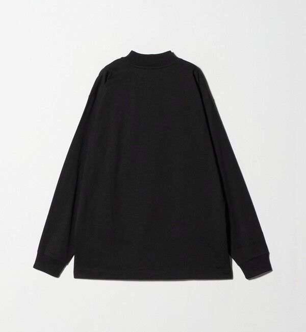 UNITED ARROWS green label relaxing「LONG FIBER COTTON クリア モックネック 長袖 Tシャツ」|Tシャツ・カットソー|