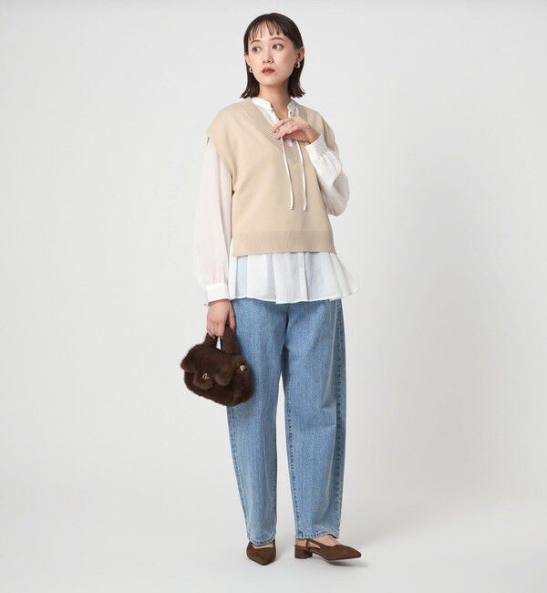 UNITED ARROWS green label relaxing「Vネック ニット ベスト」|ベスト・ジレ|