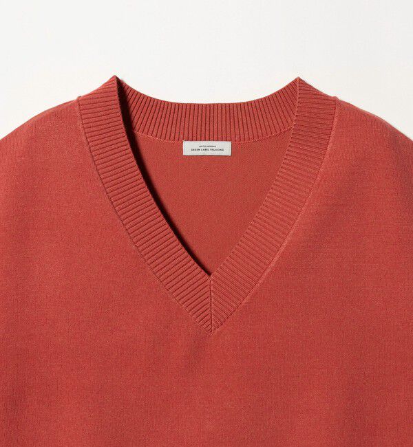 UNITED ARROWS green label relaxing「Vネック ニット ベスト」|ベスト・ジレ|