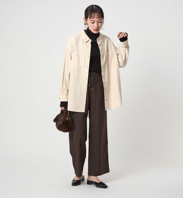 UNITED ARROWS green label relaxing「ライトコール シャツ」|シャツ・ブラウス|