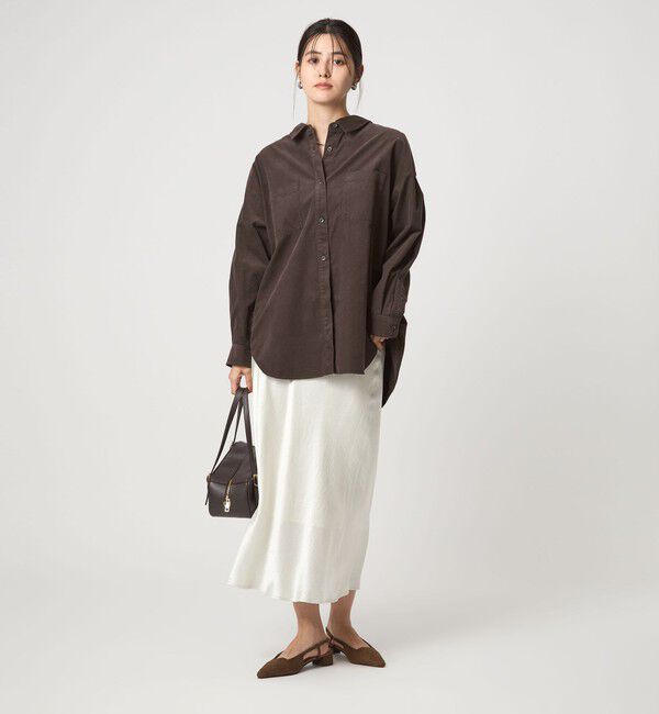 UNITED ARROWS green label relaxing「ライトコール シャツ」|シャツ・ブラウス|