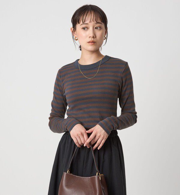 UNITED ARROWS green label relaxing「【別注】＜Robert P. Miller＞ボーダー ロングスリーブ Tシャツ」|Tシャツ・カットソー|