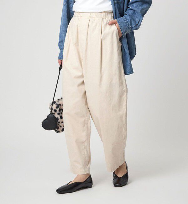 UNITED ARROWS green label relaxing「ライトコール カーブ パンツ オフホワイト」|その他|OFF WHITE