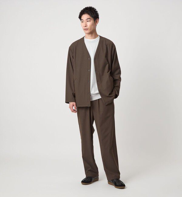 UNITED ARROWS green label relaxing「FREELITCH ノーカラー カーディガン -ストレッチ-」|カーディガン|