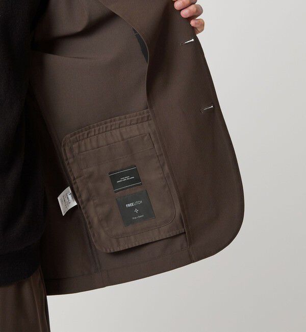 UNITED ARROWS green label relaxing「FREELITCH カジュアル 2B ジャケット -ストレッチ-」|テーラードジャケット|