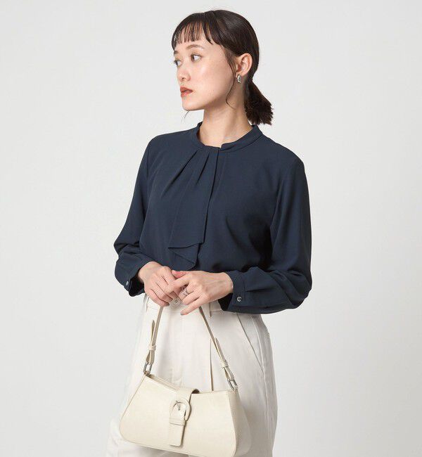 UNITED ARROWS green label relaxing「ネックタイ ロングスリーブ ブラウス」|シャツ・ブラウス|