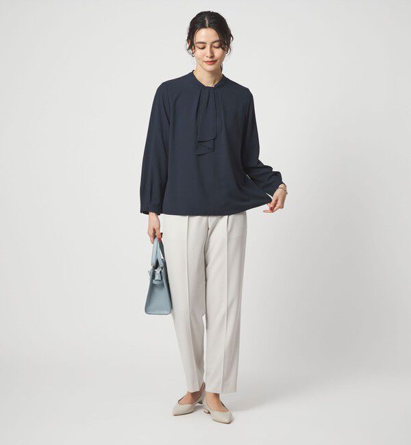 UNITED ARROWS green label relaxing「ネックタイ ロングスリーブ ブラウス」|シャツ・ブラウス|