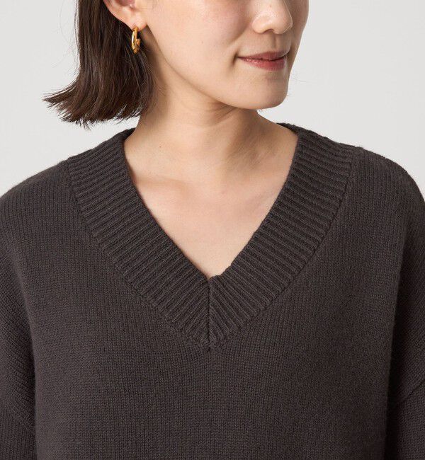 UNITED ARROWS green label relaxing「SERENITY Vネック プルオーバー ニット」|ニット・セーター|