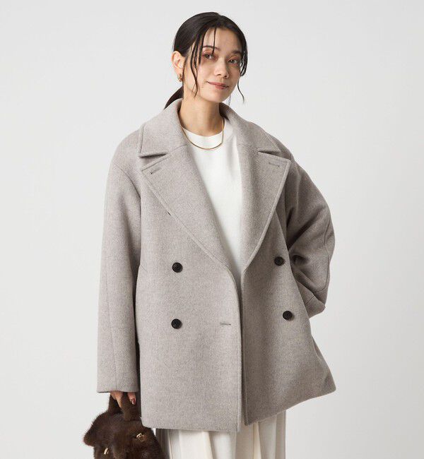 UNITED ARROWS green label relaxing「［size SHORTあり］＜1_OF MINE＞W ピーコート」|ピーコート|