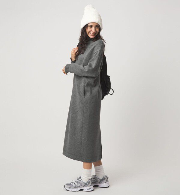 UNITED ARROWS green label relaxing「ダンボール ハイネック ワンピース」|ワンピース|