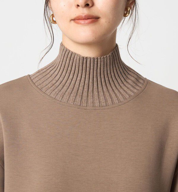 UNITED ARROWS green label relaxing「ダンボール ハイネック ワンピース」|ワンピース|