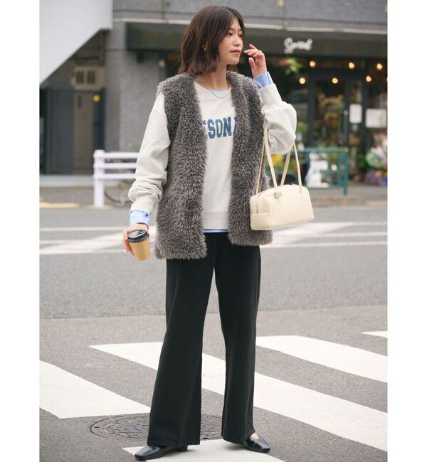 UNITED ARROWS green label relaxing「【WEB限定】＜at ease＞ロゴ スウェット プルオーバー」|スウェット・ジャージ|