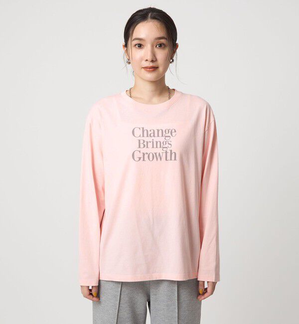 UNITED ARROWS green label relaxing「【WEB限定】＜at ease＞グラフィック ロングスリーブ Tシャツ」|Tシャツ・カットソー|