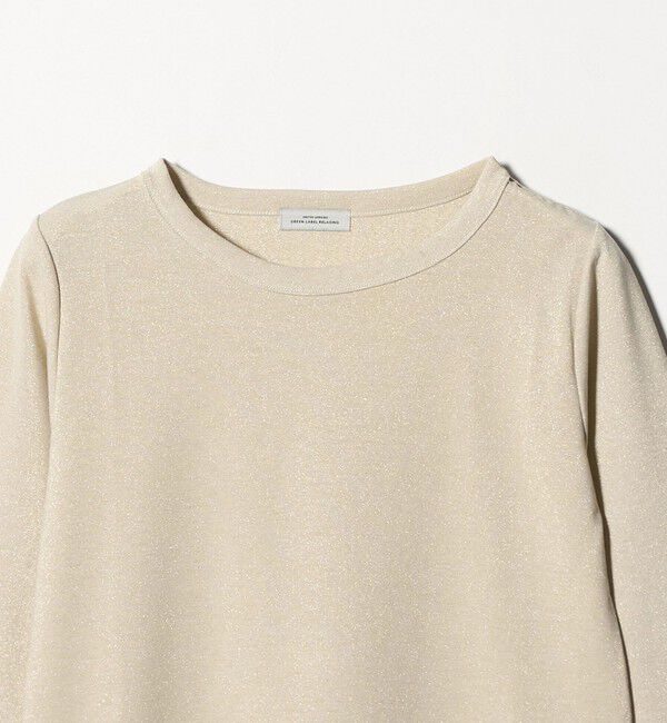 UNITED ARROWS green label relaxing「テンジク ラメ   ロングスリーブ カットソー」|Tシャツ・カットソー|