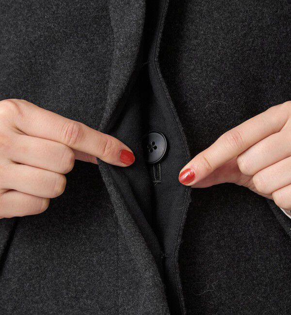 UNITED ARROWS green label relaxing「［size SHORT/TALLあり］SENTDALE WOOL ミドル コート」|ステンカラーコート|