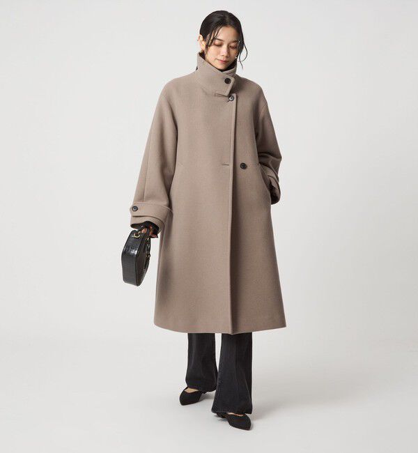 UNITED ARROWS green label relaxing「［size SHORT/TALLあり］SENTDALE WOOL スタンドカラー ロング コート」|その他|