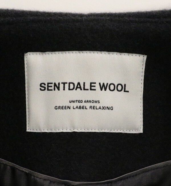 UNITED ARROWS green label relaxing「［size SHORTあり］SENTDALE WOOL セントデールウール ノーカラー コート」|ノーカラーコート|