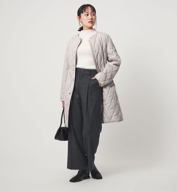 UNITED ARROWS green label relaxing「［size SHORT/TALLあり］キチントボトムス サキソニー ワイド パンツ」|スラックス|