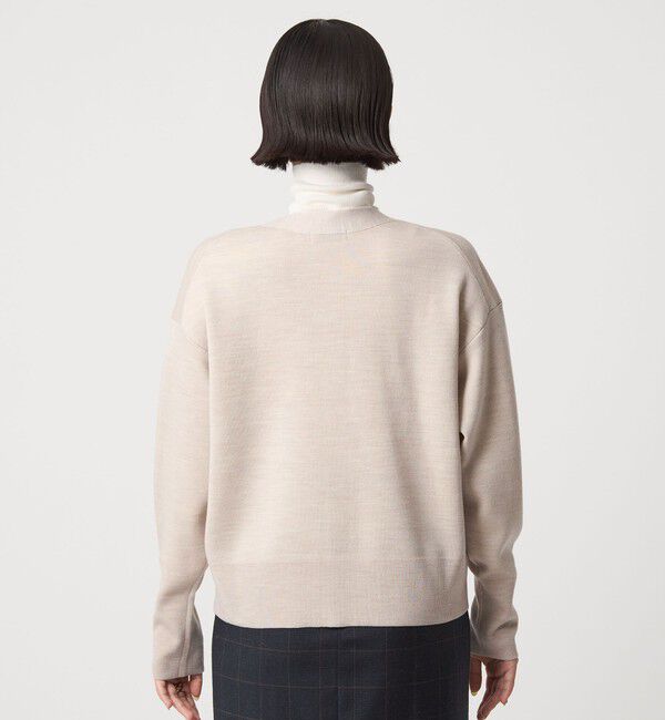 UNITED ARROWS green label relaxing「ウール スムース Vネック カーディガン ウォッシャブル」|カーディガン|