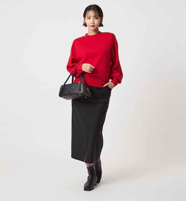 UNITED ARROWS green label relaxing「ウール スムース ボトルネック フォルム ニット プルオーバー ウォッシャブル」|ニット・セーター|