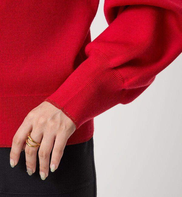 UNITED ARROWS green label relaxing「ウール スムース ボトルネック フォルム ニット プルオーバー ウォッシャブル」|ニット・セーター|