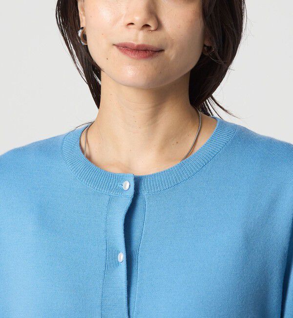 UNITED ARROWS green label relaxing「ウール クルーネック カーディガン ウォッシャブル」|カーディガン|