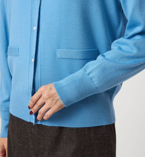 UNITED ARROWS green label relaxing「ウール クルーネック カーディガン ウォッシャブル」|カーディガン|