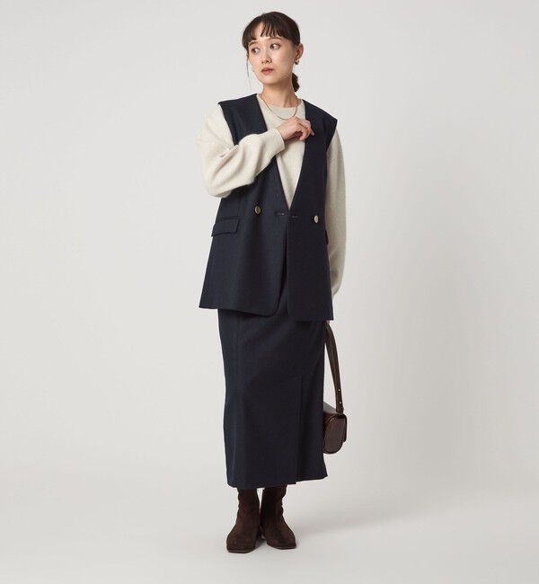 UNITED ARROWS green label relaxing「スラブ ジレ 」|ベスト・ジレ|