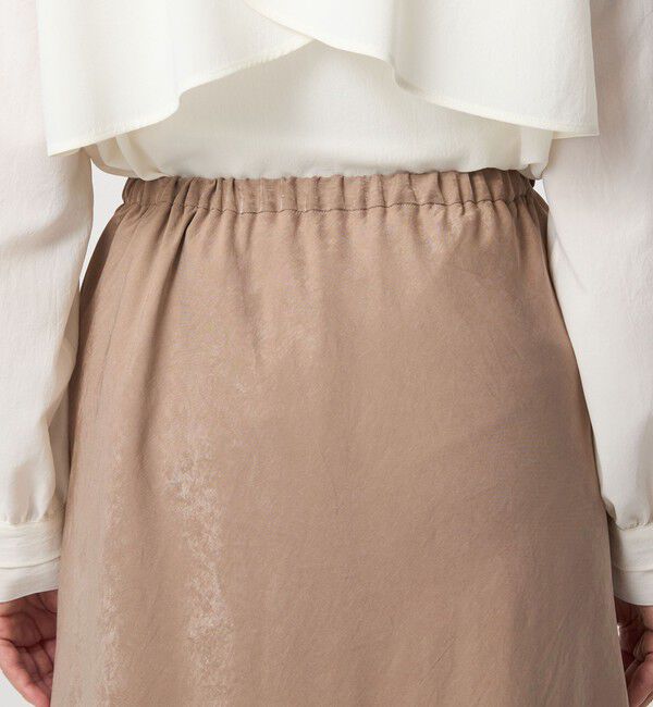 UNITED ARROWS green label relaxing「フィブリル ナロー スカート」|フレア|