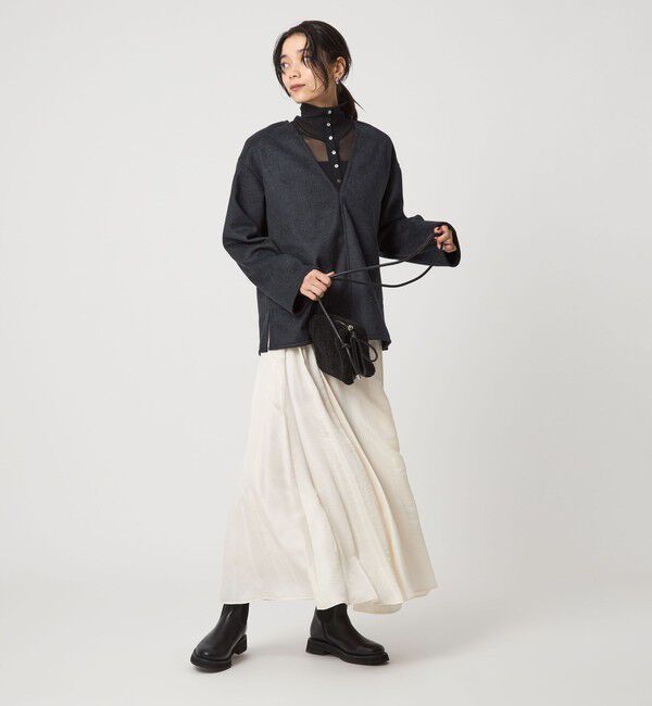 UNITED ARROWS green label relaxing「シャギー Vネック プルオーバー」|Tシャツ・カットソー|