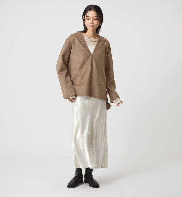 UNITED ARROWS green label relaxing「シャギー Vネック プルオーバー」|Tシャツ・カットソー|