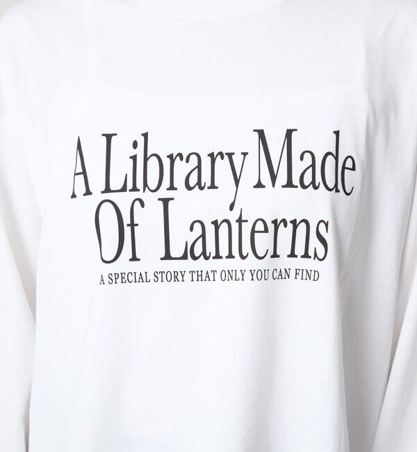 UNITED ARROWS green label relaxing「ブックストア ロゴ ロングスリーブ Tシャツ」|Tシャツ・カットソー|