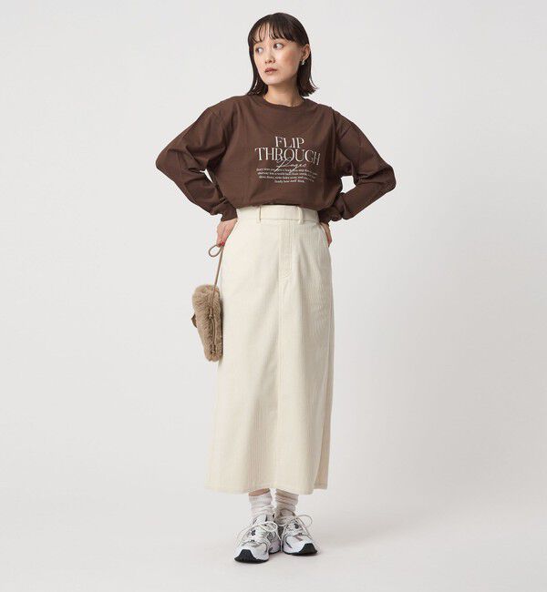 UNITED ARROWS green label relaxing「ブックストア ロゴ ロングスリーブ Tシャツ」|Tシャツ・カットソー|