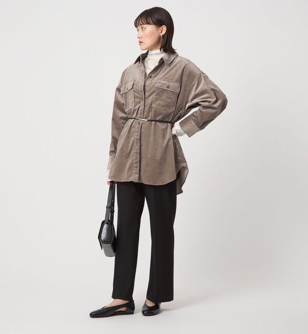 UNITED ARROWS green label relaxing「コーデュロイ ダブルポケット シャツ」|シャツ・ブラウス|