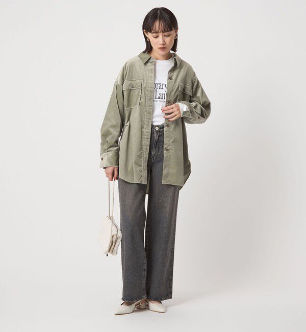 UNITED ARROWS green label relaxing「コーデュロイ ダブルポケット シャツ」|シャツ・ブラウス|