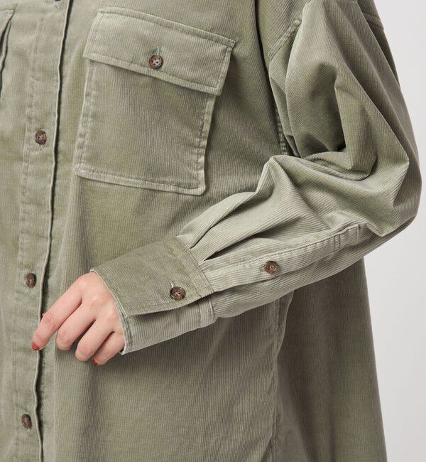 UNITED ARROWS green label relaxing「コーデュロイ ダブルポケット シャツ」|シャツ・ブラウス|