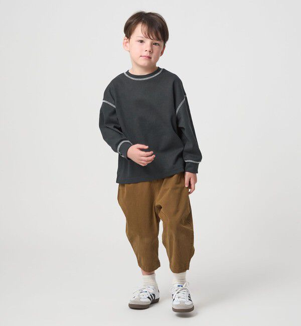 UNITED ARROWS green label relaxing「ハニカム 配色 プルオーバー / キッズ  100cm-160cm」|Tシャツ・カットソー|