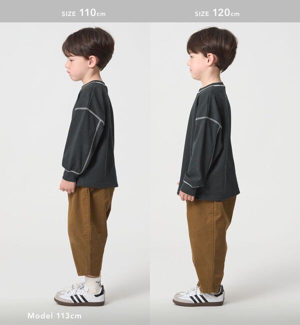 UNITED ARROWS green label relaxing「ハニカム 配色 プルオーバー / キッズ  100cm-160cm」|Tシャツ・カットソー|