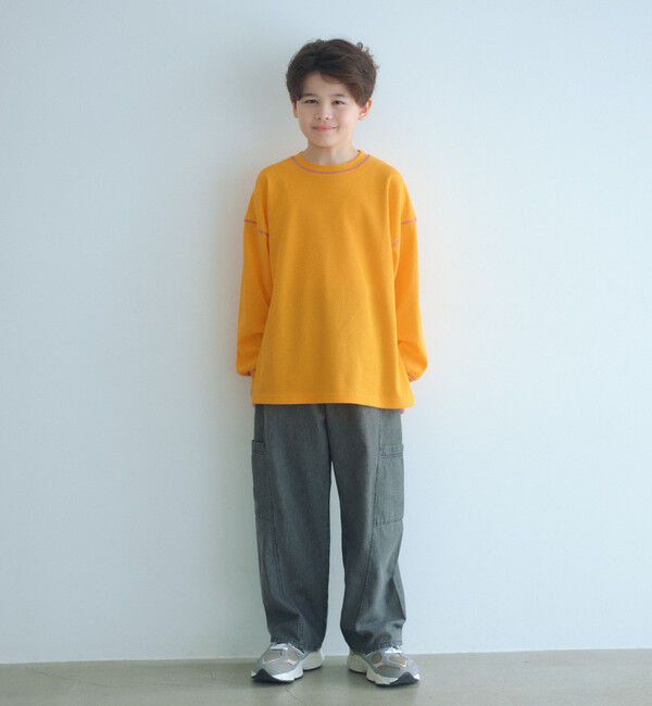 UNITED ARROWS green label relaxing「ハニカム 配色 プルオーバー / キッズ  100cm-160cm」|Tシャツ・カットソー|