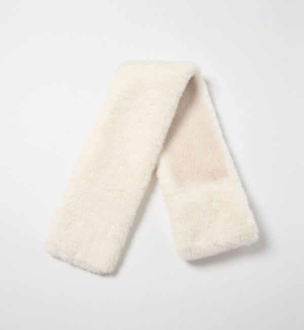 UNITED ARROWS green label relaxing「フェイクファー リバーシブル マフラー」|ストール|