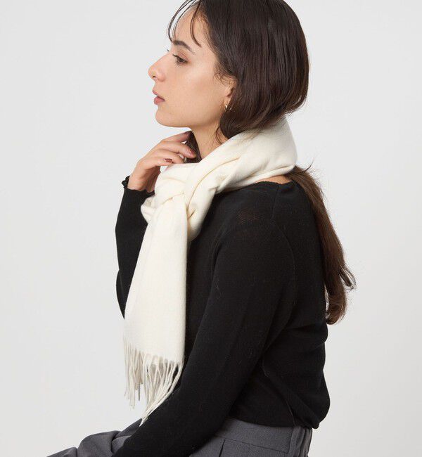 UNITED ARROWS green label relaxing「ウール 無地 マフラー / ストール」|ストール|