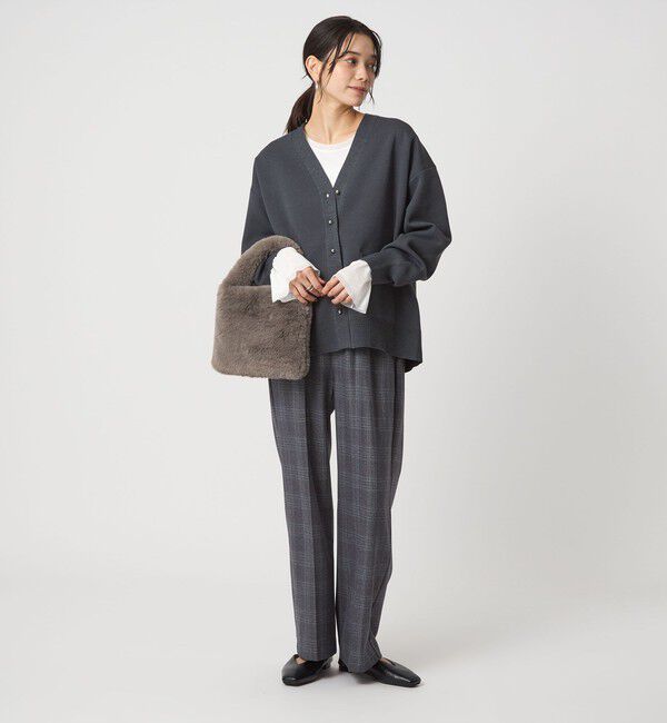 UNITED ARROWS green label relaxing「W/AC パフニット カーディガン ウォッシャブル」|カーディガン|