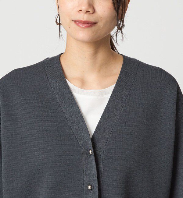 UNITED ARROWS green label relaxing「W/AC パフニット カーディガン ウォッシャブル」|カーディガン|