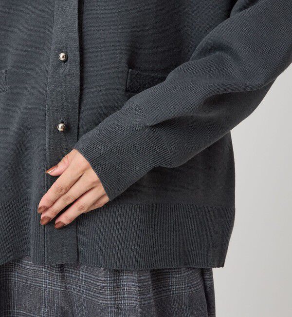 UNITED ARROWS green label relaxing「W/AC パフニット カーディガン ウォッシャブル」|カーディガン|