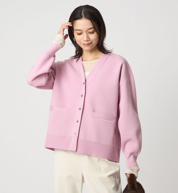 UNITED ARROWS green label relaxing「W/AC パフニット カーディガン ウォッシャブル」|カーディガン|