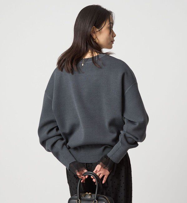 UNITED ARROWS green label relaxing「W/AC パフニット プルオーバー ウォッシャブル」|ニット・セーター|