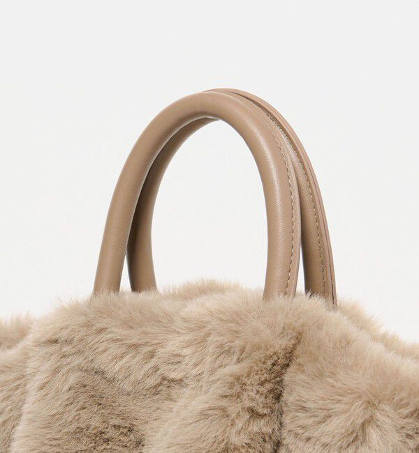 UNITED ARROWS green label relaxing「フェイクファー2WAY トートバッグ / ショルダーバッグ」|ショルダー・メッセンジャー|