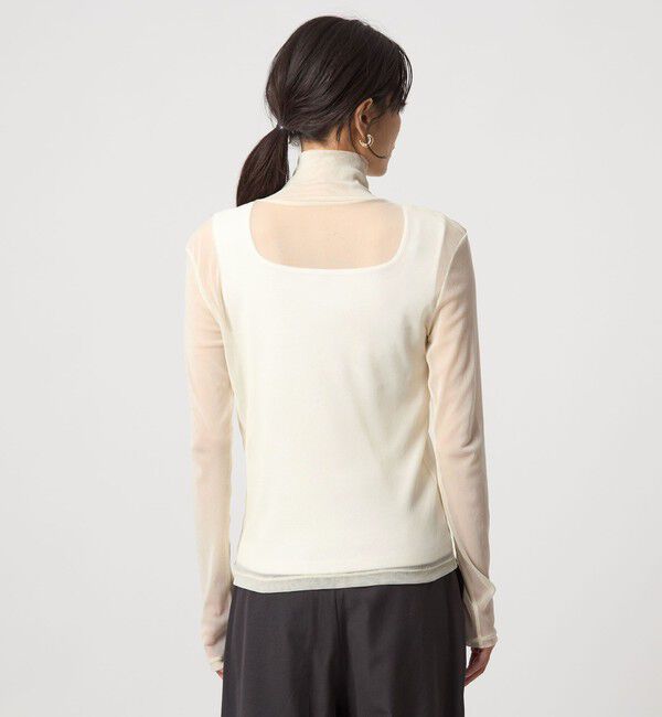 UNITED ARROWS green label relaxing「チュール 2WAY プルオーバー」|Tシャツ・カットソー|