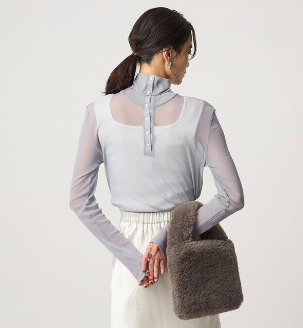 UNITED ARROWS green label relaxing「チュール 2WAY プルオーバー」|Tシャツ・カットソー|